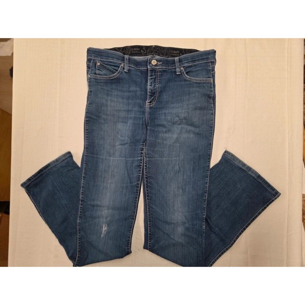 Wrangler Q-Baby Mid Rise Bootcut Riding Jeans 13/14x36